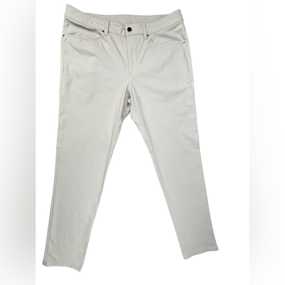 Lululemon | ABC Slim-Fit Pant Warpstreme | Bone | 34 | Excellent condition - Picture 2 of 7